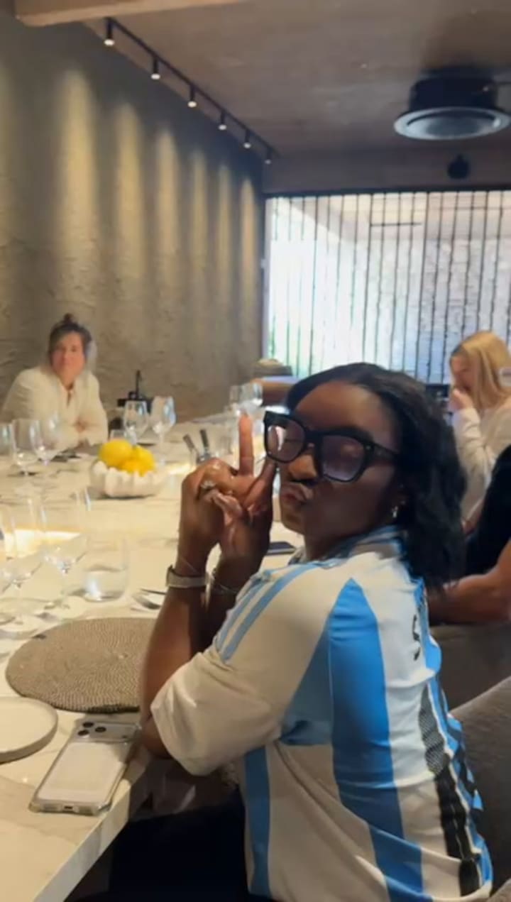 La visita de Simone Biles a una estancia y bodega en Cardales