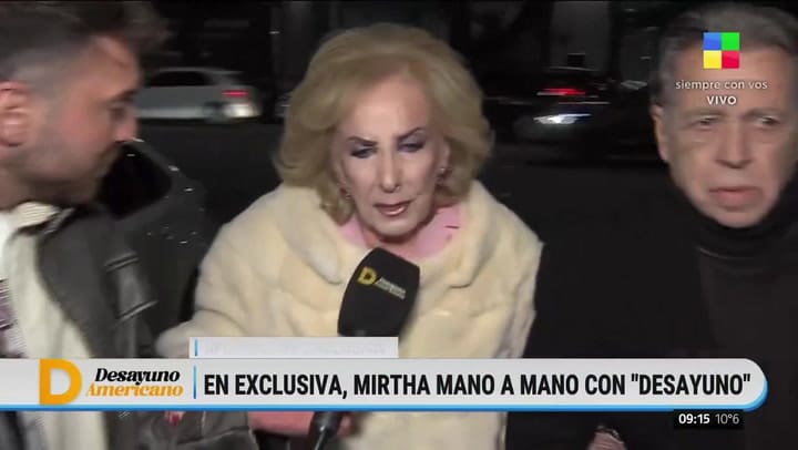 Mirtha Legrand se arrepintió de sus dichos sobre Nico Vázquez (Video: América TV)