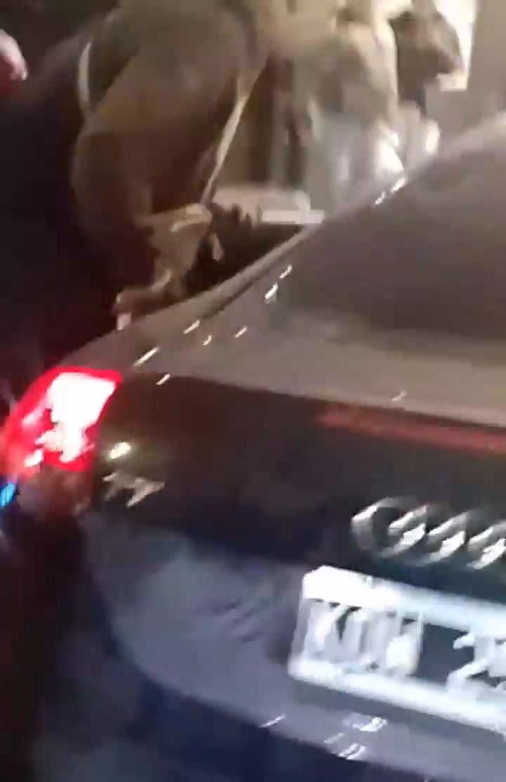 El cantante de trap Kaleb Di Masi chocó e intentó darse a la fuga