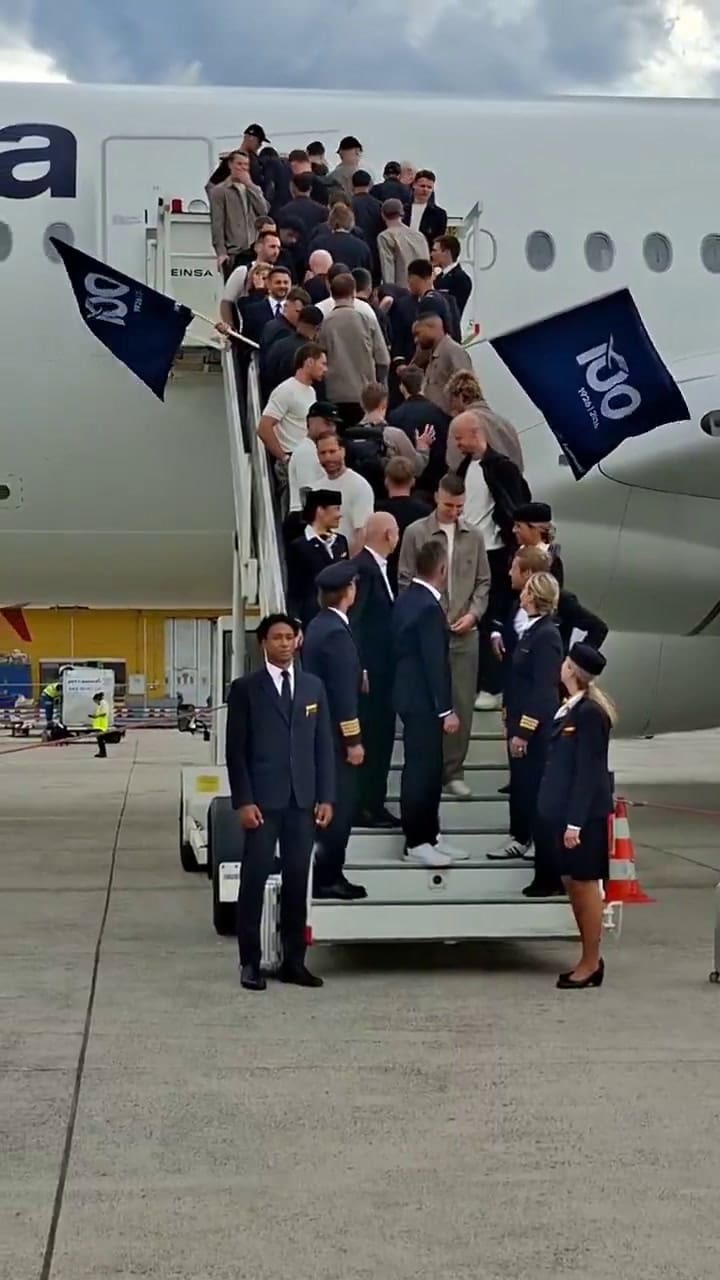 La selección alemana, en camino al Mundial