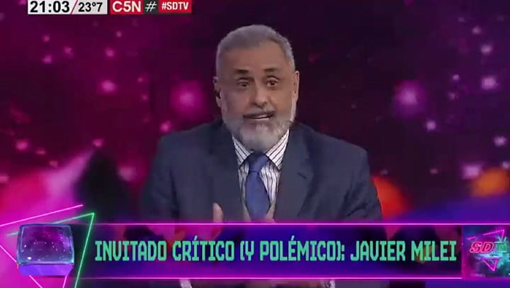 El debut de Jorge Rial en el programa Sobredosis de TV