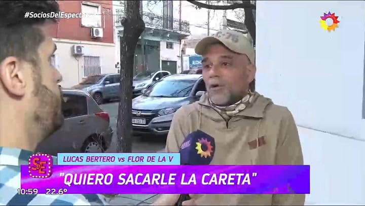 Lucas Bertero apunto sin filtro contra Florencia de la V