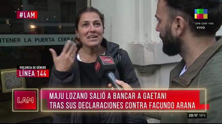Maju Lozano bancó a Gaetani