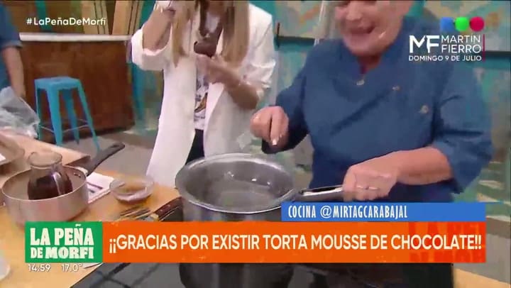 El inesperado accidente que ocurrió en la cocina de La Peña de Morfi