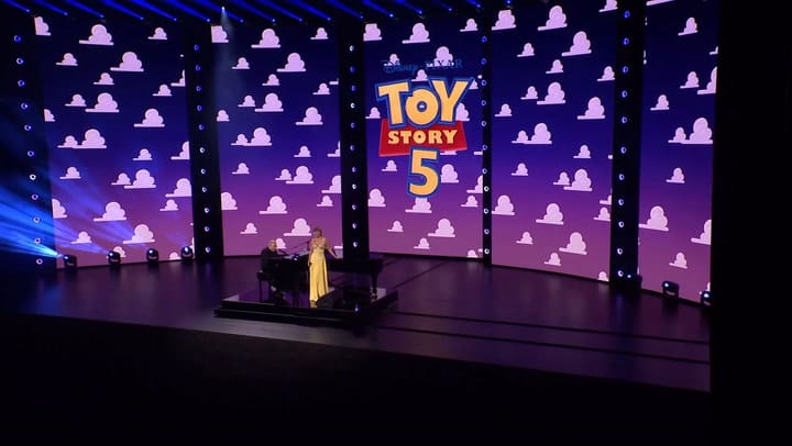 Taylor Swift y Randy Newman interpretaron "You've Got a Friend in Me"