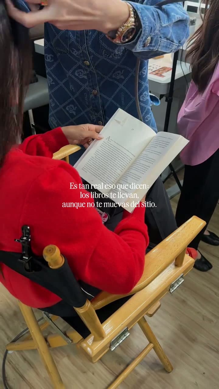 Anto Roccuzzo volvió a evidenciar su pasión por los libros