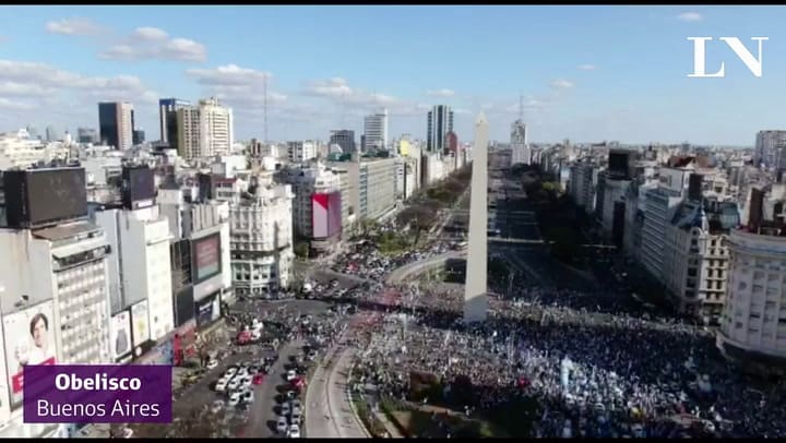 Dron Obelisco (sin música)