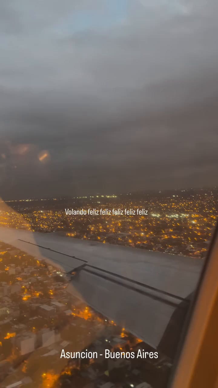 Wanda de regreso a la Argentina tras su viaje a Paraguay