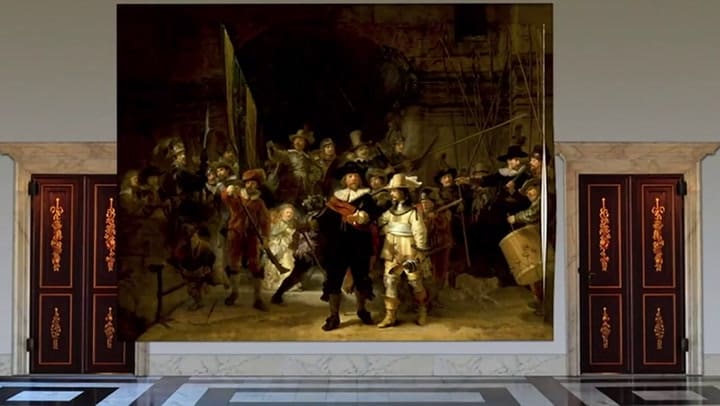 la restauración del Rembrandt
