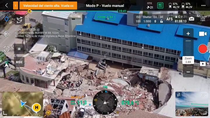 Rescate entre los escombros