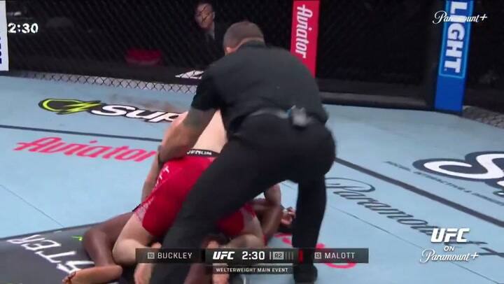 El brutal KO de Malott