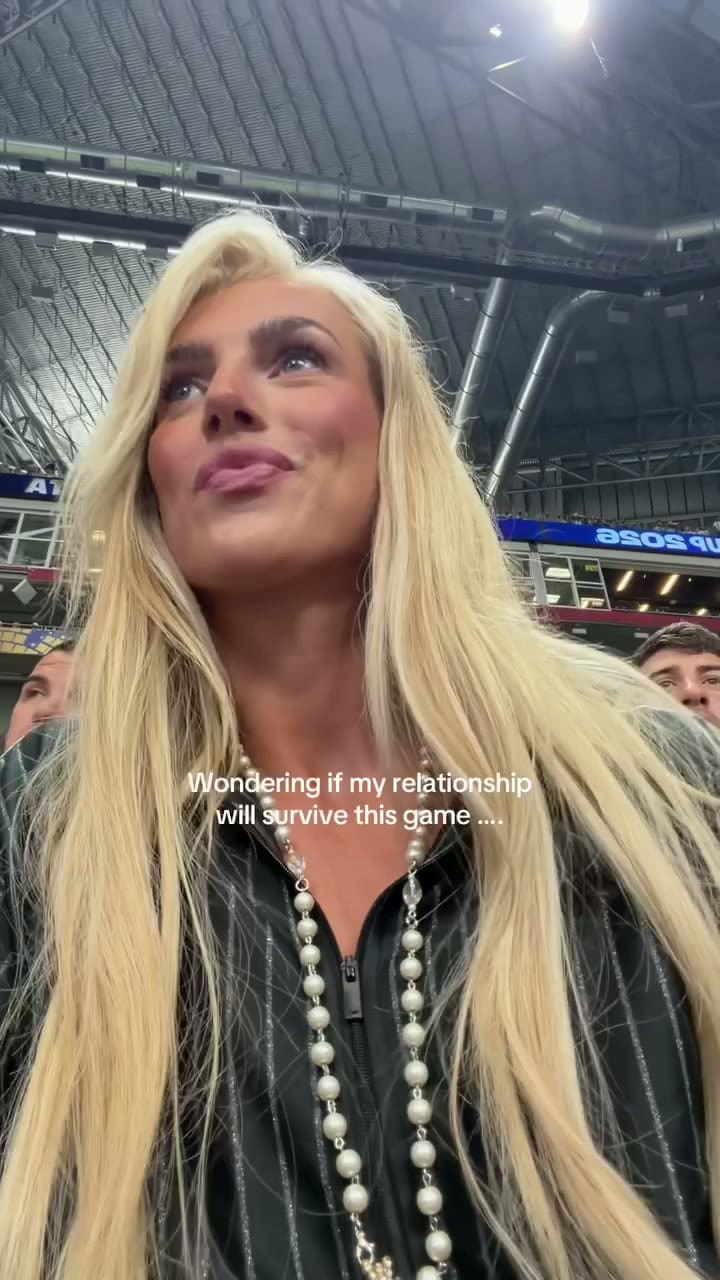 El video que compartió Kelci-Rose Bowers en la semifinal de Argentina e Inglaterra