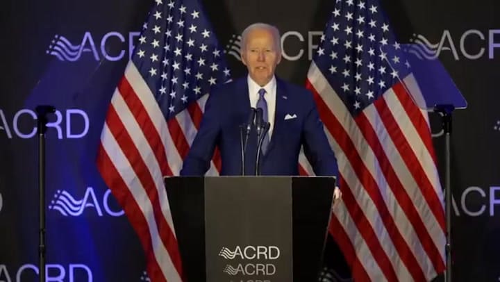 Reapareció Joe Biden con un contundente discurso contra Trump