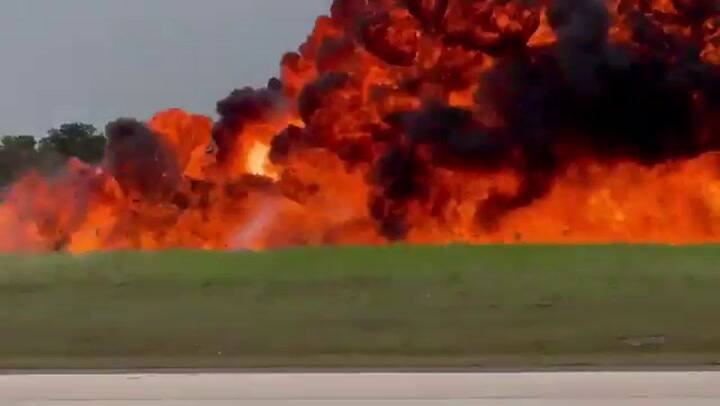 El momento en que la aeronave impacta contra el suelo en el aeropuerto La Romana en República Dominicana