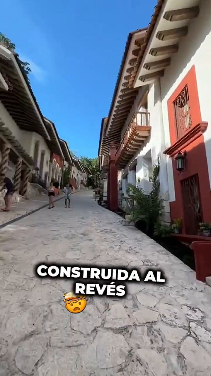Un 'pueblo' donde todo está al revés, el agua corre en sentido contrario