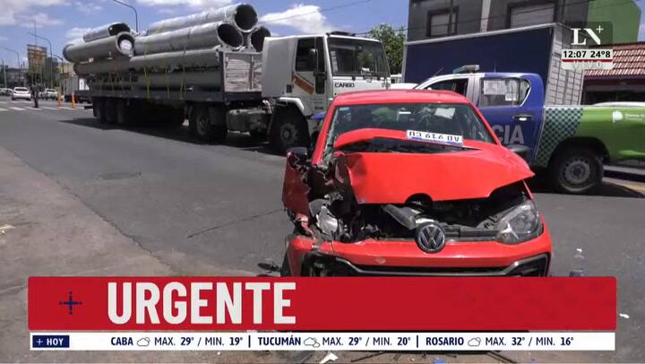 Impresionante choque en Ruta 3: hay heridos