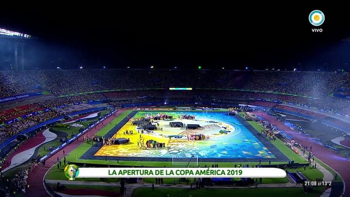 La apertura de la Copa América