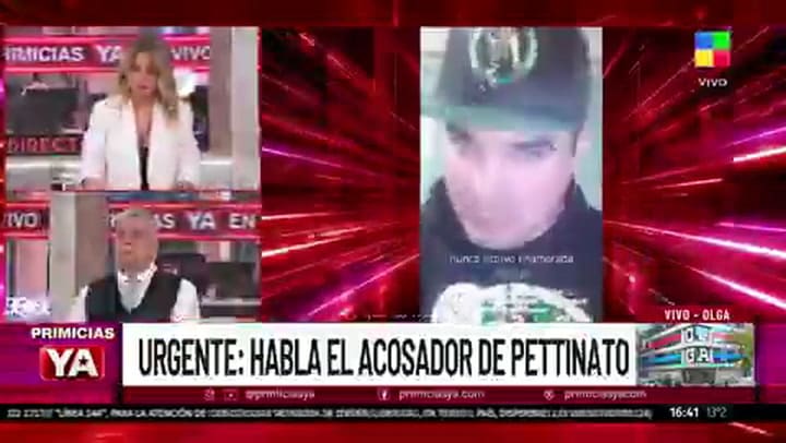 Rompió el silencio el hombre que acosa a Sofía Gonet y amenazó a Homero Pettinato