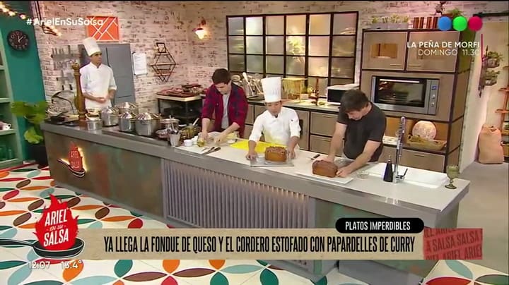 Ariel Rodríguez Palacios preparó un budín