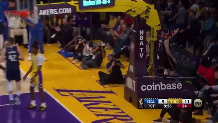 El partido de Luka Doncic ante los Lakers