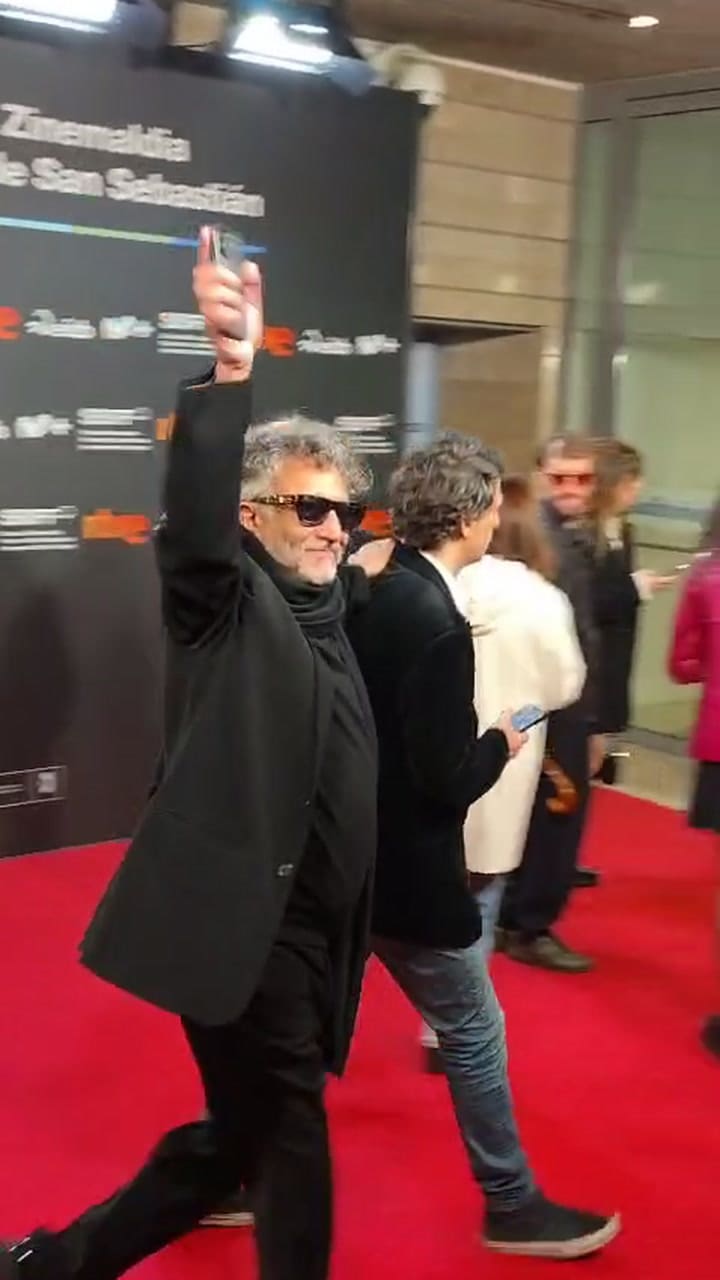 la proyección de la película argentina Belén en el Festival de Cine de San Sebastián.
