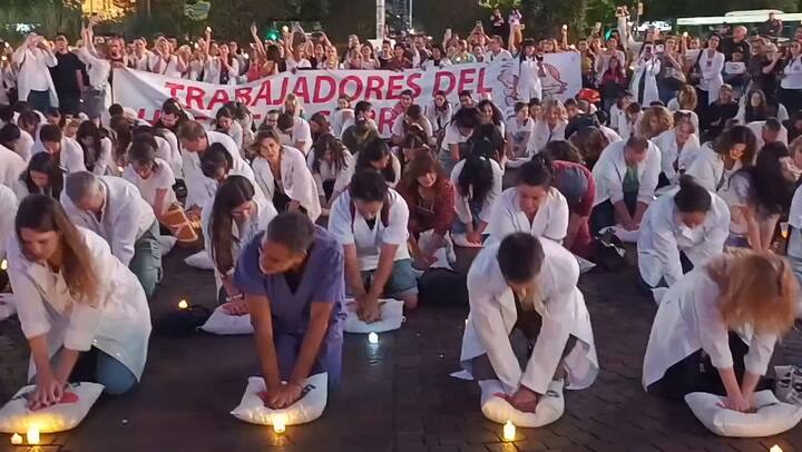 Protesta por el Garrahan