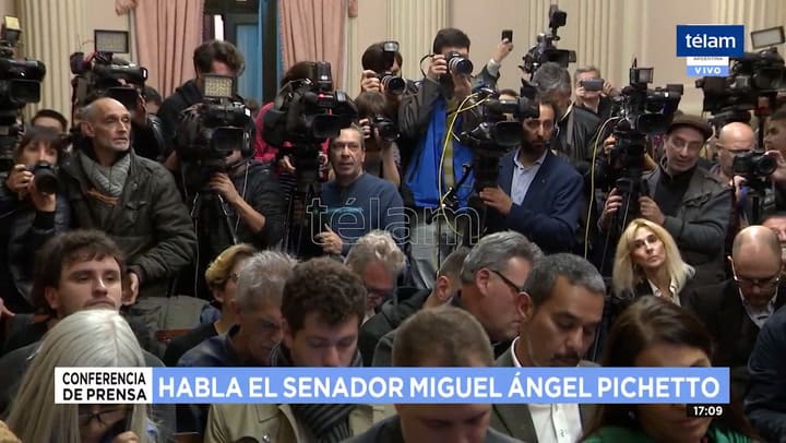 Pichetto: 'Inmediatamente le dije que sí' al presidente Macri - Fuente: Télam