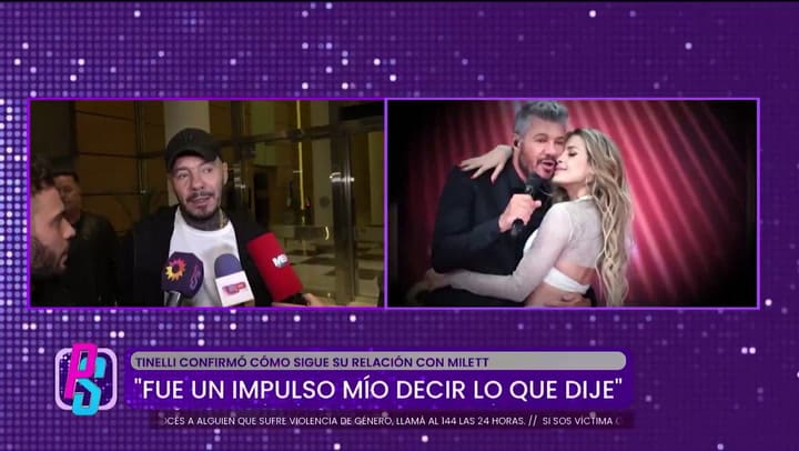 Marcelo Tinelli confirmó su reconciliación con Milett Figueroa: “Estamos bien”