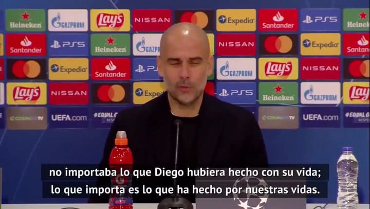 Diego Maradona: el emotivo recuerdo de Pep Guardiola de la mano de Roberto Fontanarrosa
