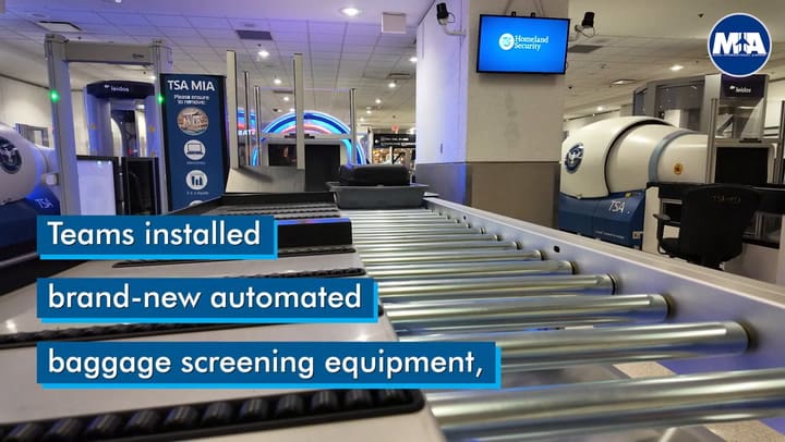 La TSA revela un punto de control más rápido para los viajeros en Miami