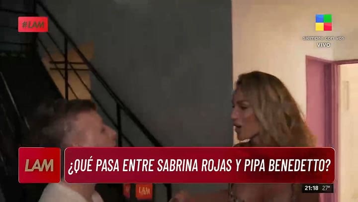 Sabrina Rojas rompio el silencio sobre su supuesto beso apasionado con el Pipa Benedetto
