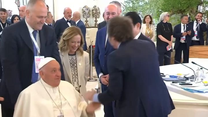 Milei con el Papa