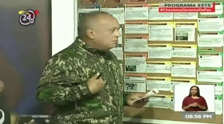 Diosdado Cabello y un nuevo reclamo a Alberto Fernández