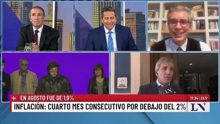 El economista Agustin Etchebarne en LN+
