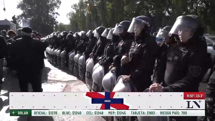 INTI: protesta y tension