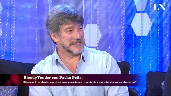 Pachu Peña eligió a los personajes que incluiría en su gabinete