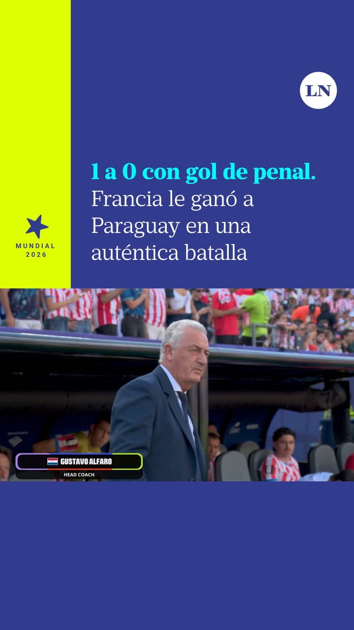 Francia derrotó a Paraguay