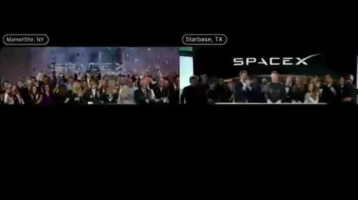 El video de Space X con la participación de Elon Musk