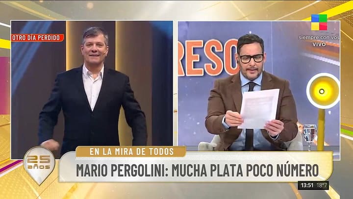 Pergolini vs Pettinato en Intrusos