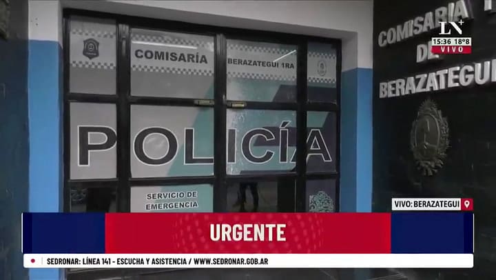 La llegada de Teto Medina a la comisaría