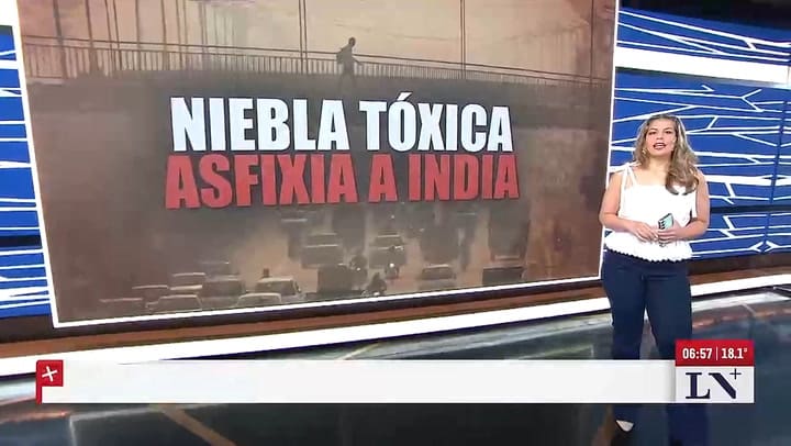 Niebla toxica asfixia a la India