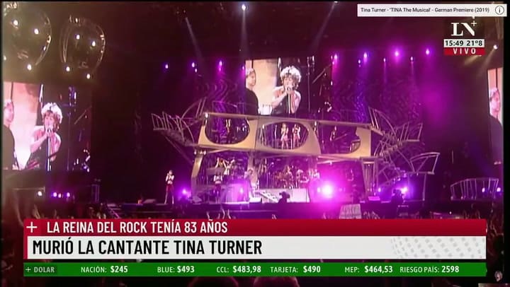 Murió Tina Turner: la cantante tenía 83 años