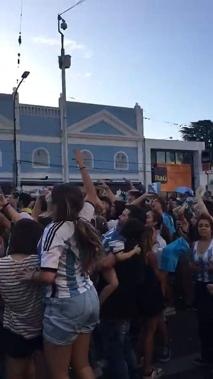 Festejo en Martínez