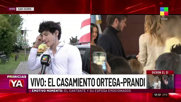 Bautista Ortega habló del casamiento de Emanuel Ortega y Julieta Prandi