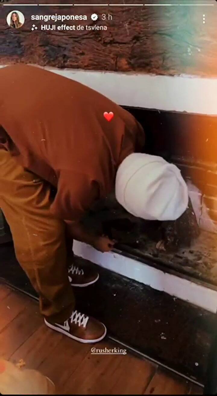 China Suárez recibió a Rusherking en Uruguay y él le preparó algo especial