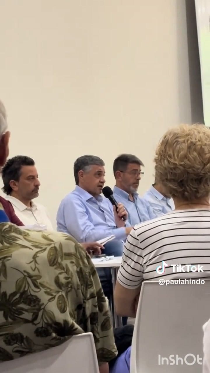 Jorge Macri en Liniers, en un entredicho con vecinos