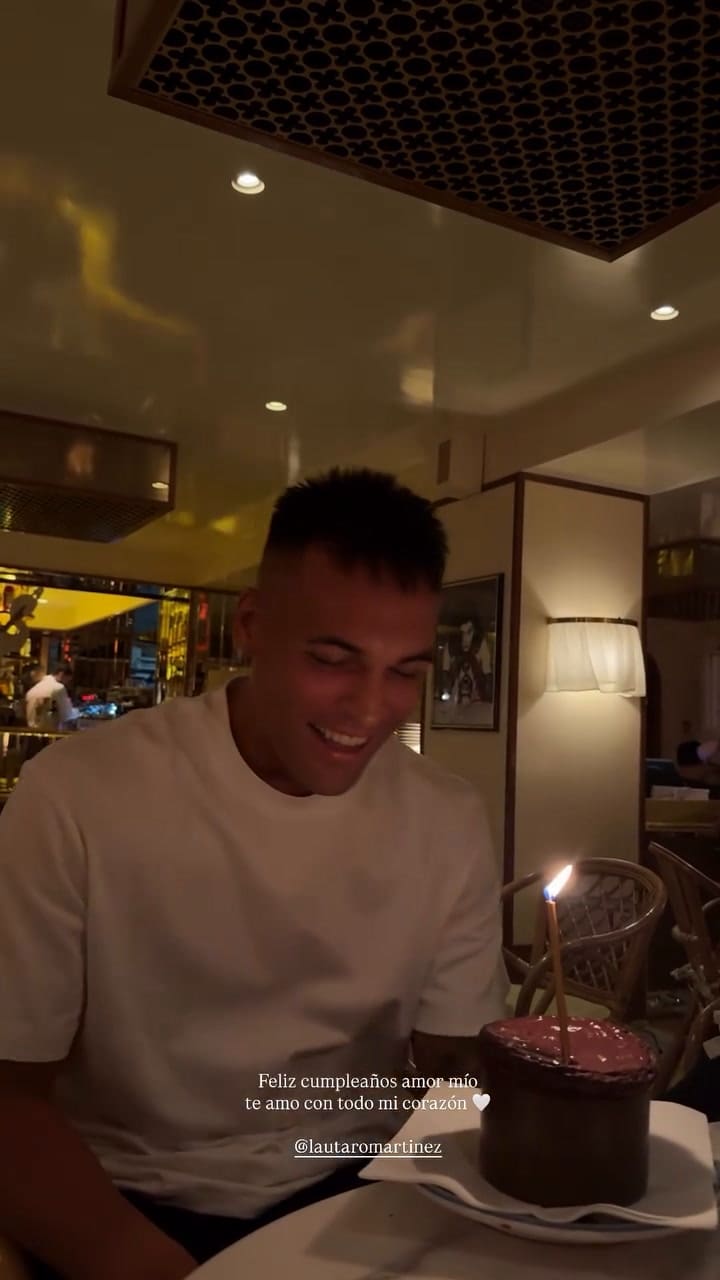 El saludo de Agus Gandolfo para Lautaro Martínez con motivo de su cumpleaños