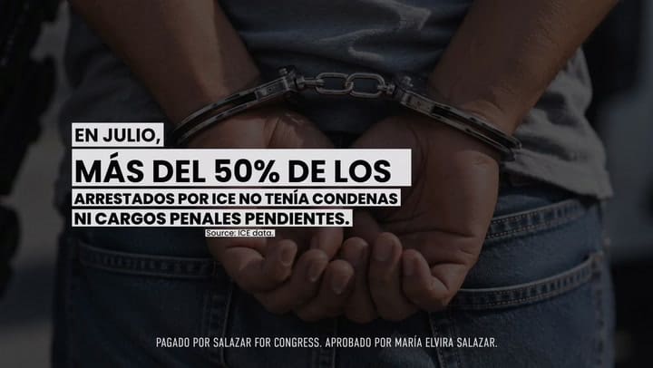 El mensaje de María Elvira Salazar para el presidente Trump por la inmigración