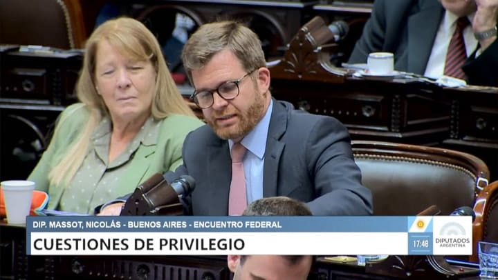 La intervención de Nicolás Massot