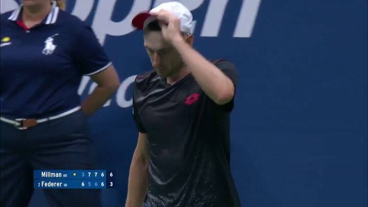 Cómo John Millman le ganó a Federer - Fuente: US Open